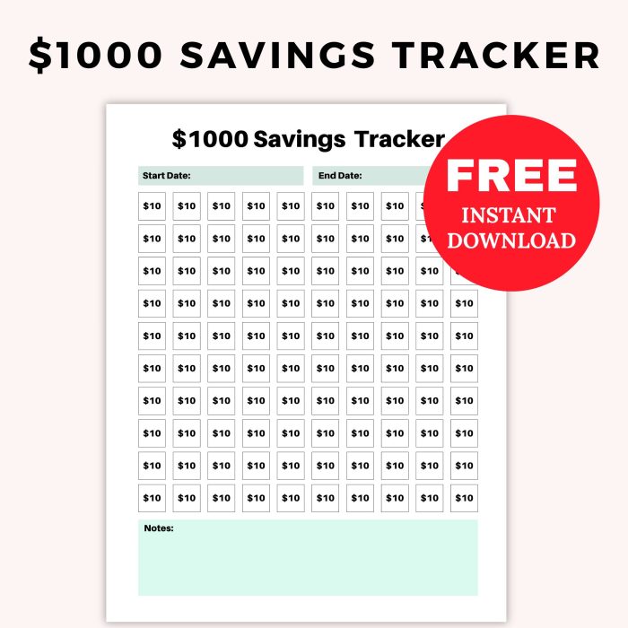 1k savings challenge pdf free