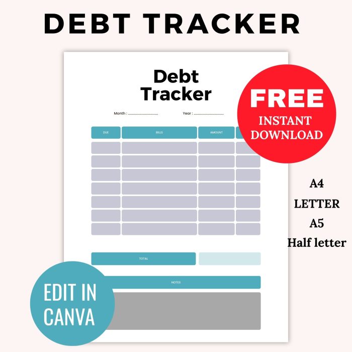 Debt Tracker pdf free download