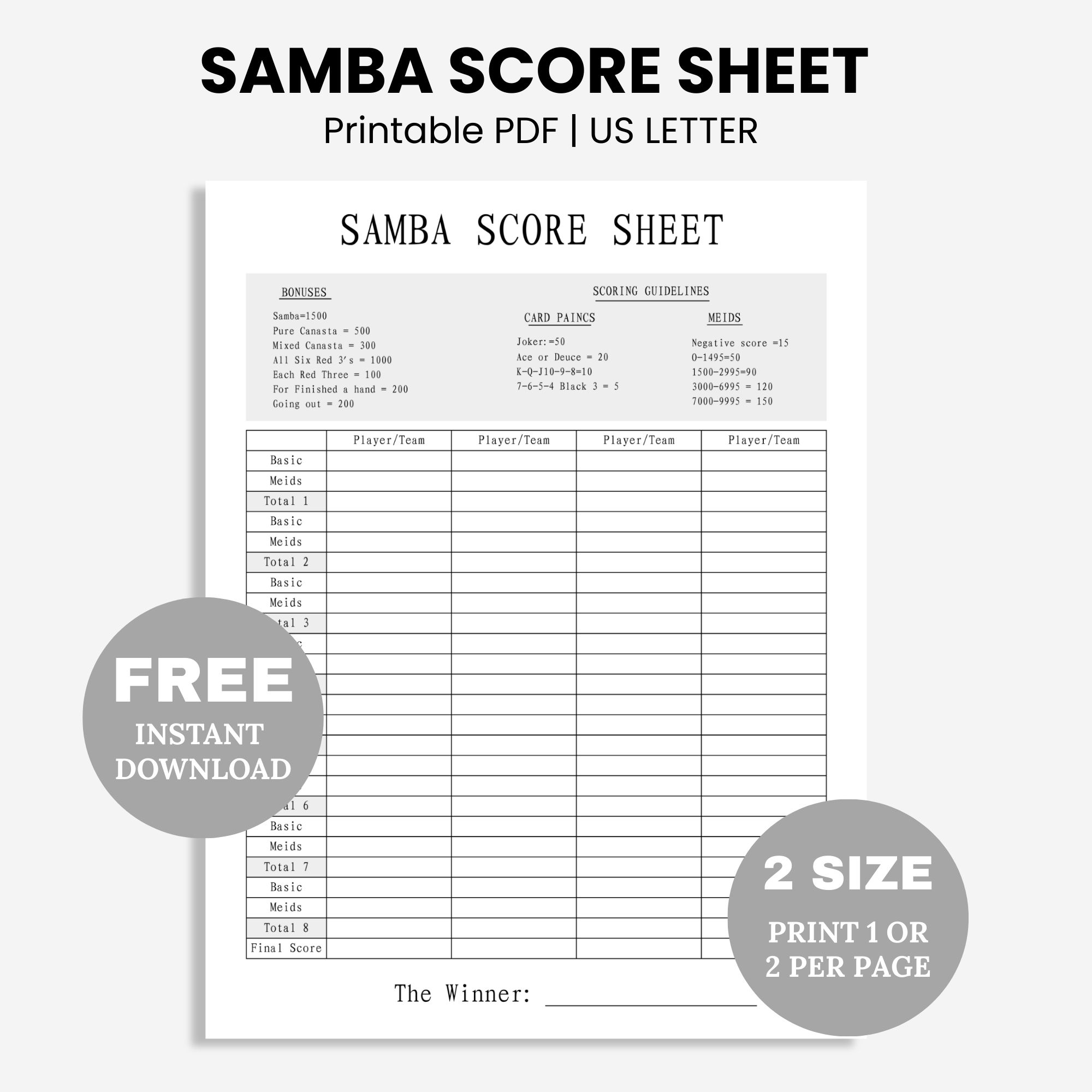 Printable samba Score Sheet pdf free download Free Printable Samba Score Sheet Scorecard PDF ,Samba Score Sheet Template, Printable Samba Score Sheet, Samba Card Game Score Sheet, Samba Score Card, Girls Game Night, Guys Night Out