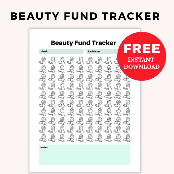 beauty fund savings challenge pdf free