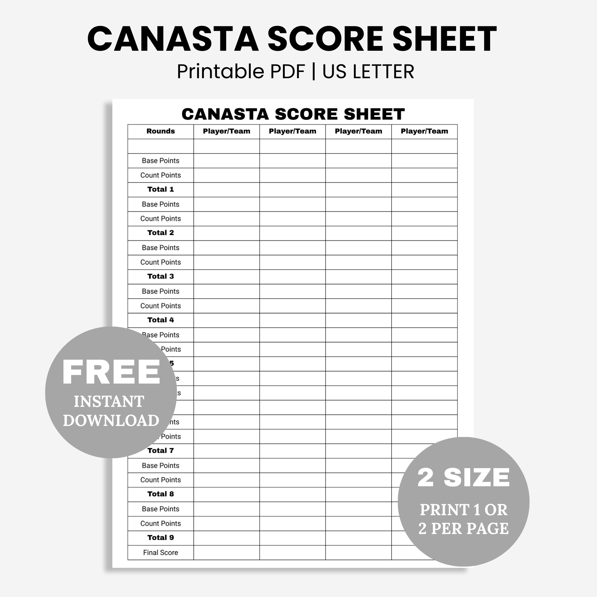 free printable canasta score sheet pdf free printable canasta score sheet pdf