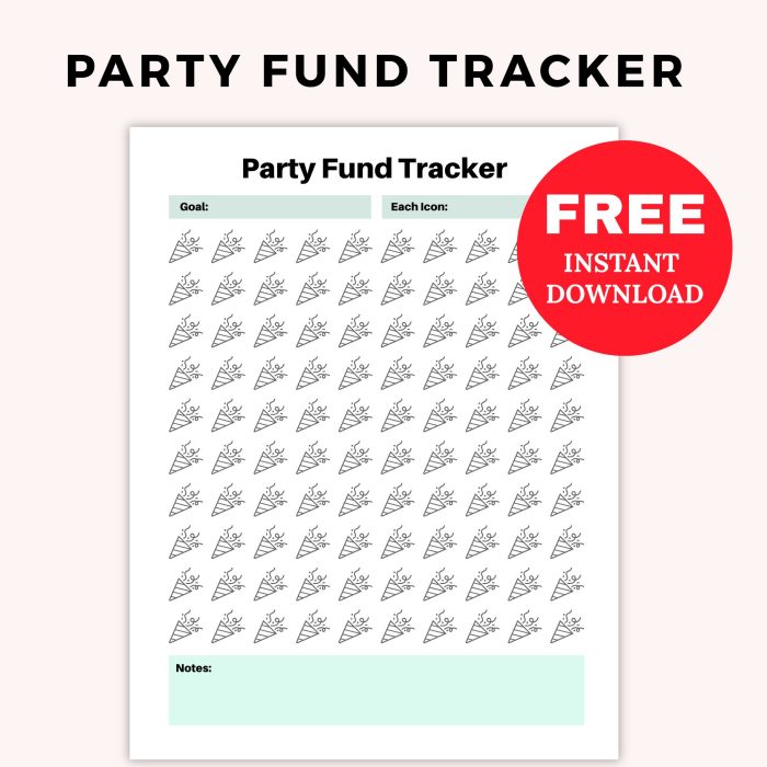 party fund savings challenge pdf free